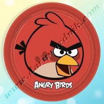500247 ТАРЕЛКА ANGRY BIRDS RED